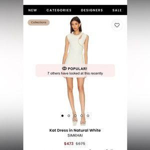 Simkhai - Kat Dress in Natural White